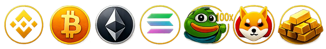 Supported crypto pairs and gold signals on TradeSentrix